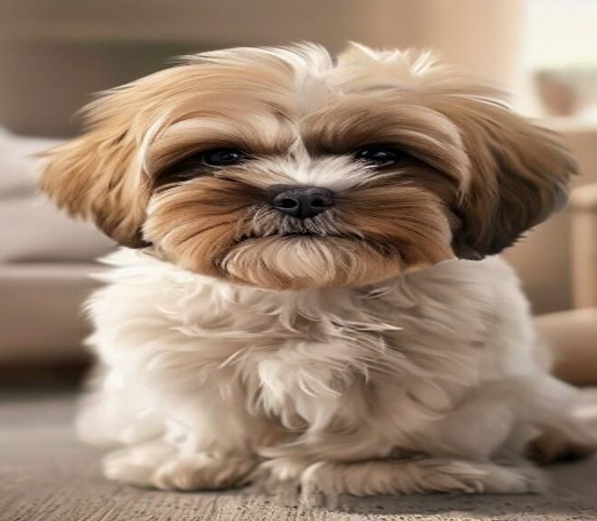 Shih Tzu puppy sitting, featured image for the Shih Tzu price in India guide